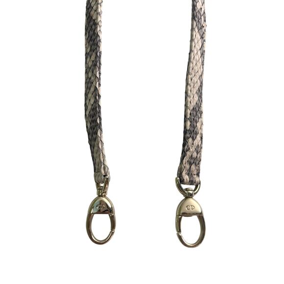 Christian Dior Gold Python Medium Lady Dior Bag Strap - Picture 5 of 10